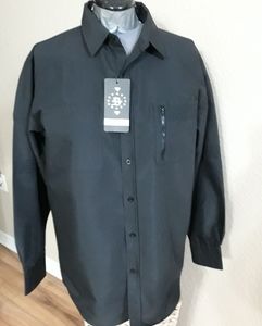 Brooklyn State Black Button down Shirt